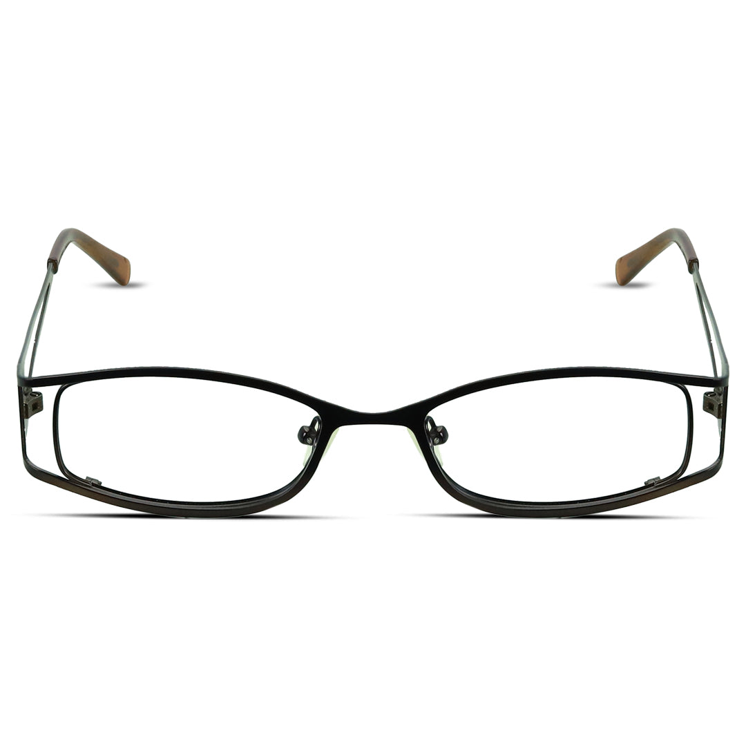 Rectangle Metal Small Women's Eyeglasses
