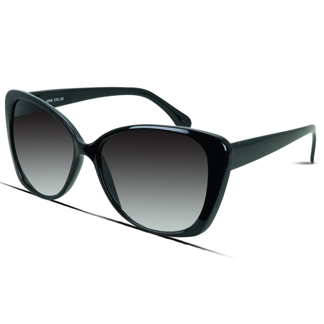 Cat Eye Plastic Large Women's Sunglasses