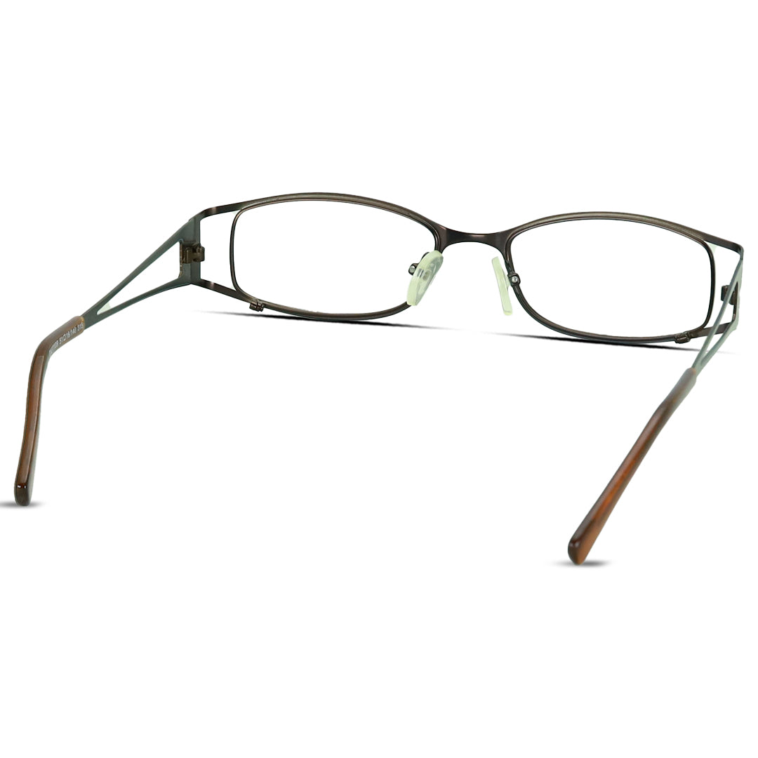 Rectangle Metal Small Women's Eyeglasses