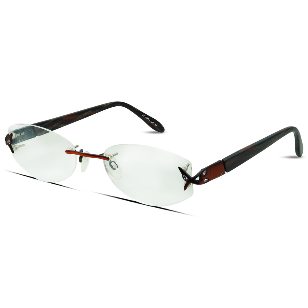 Rimless Eyeglasses Medium Women