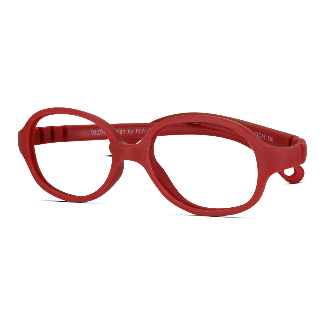Roundish Oblong Super Flexible TR Kids Eyeglasses