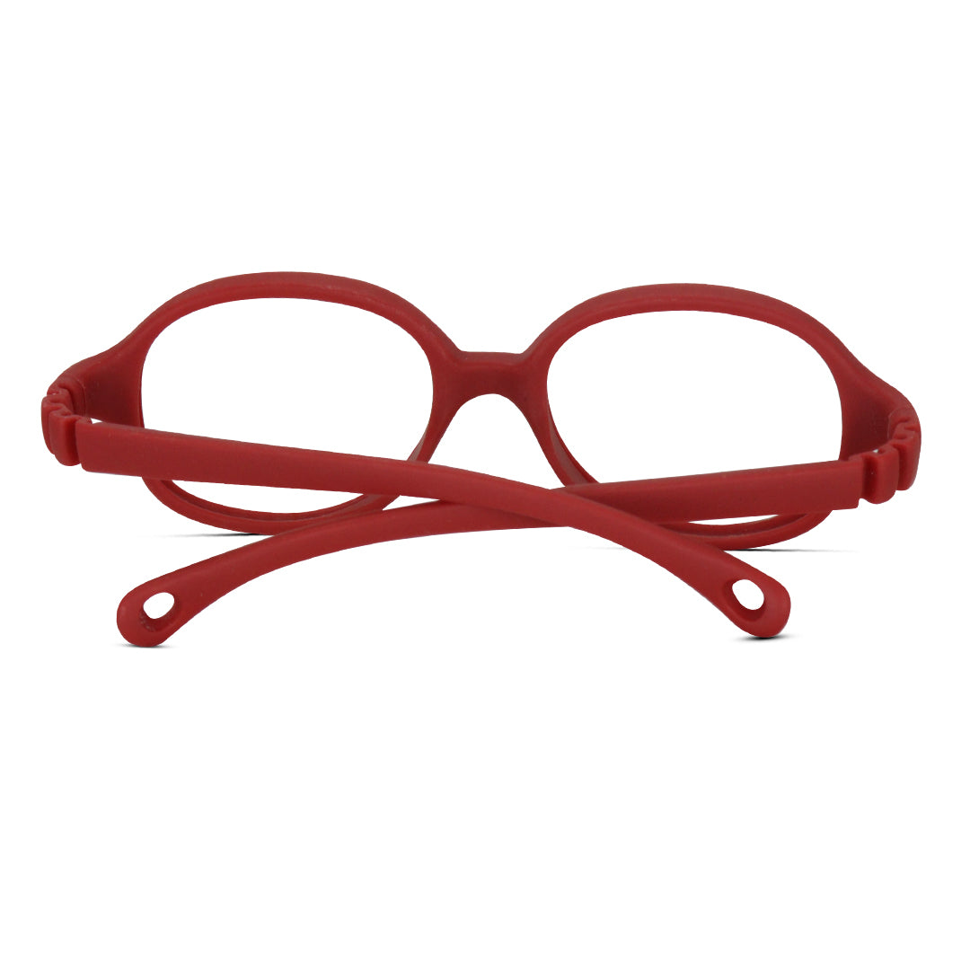 Roundish Oblong Super Flexible TR Kids Eyeglasses