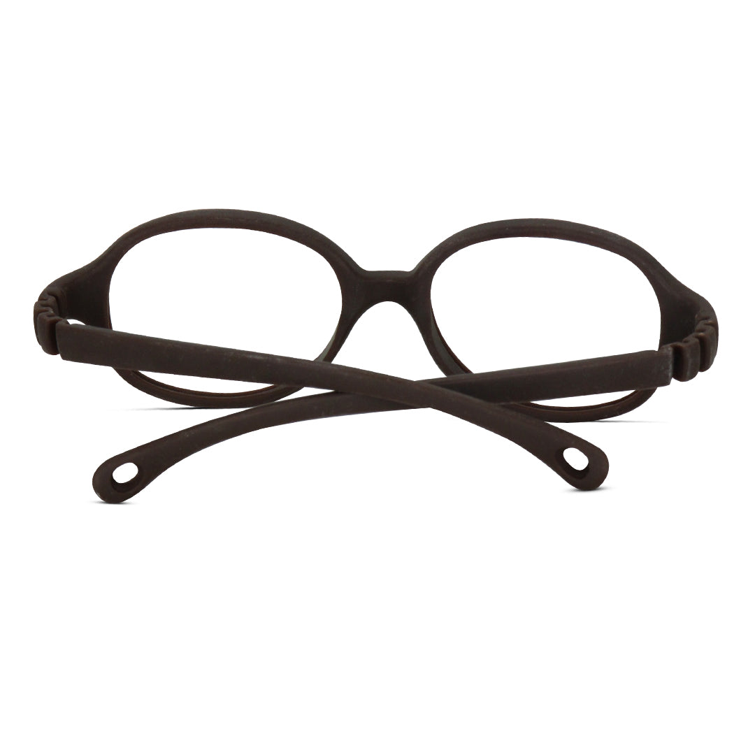 Roundish Oblong Super Flexible TR Kids Eyeglasses