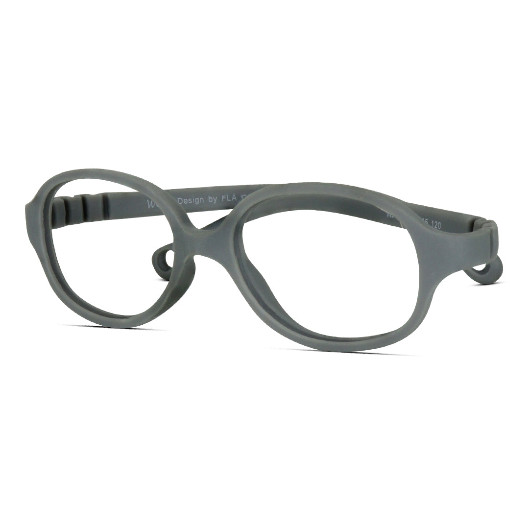Roundish Oblong Super Flexible TR Kids Eyeglasses