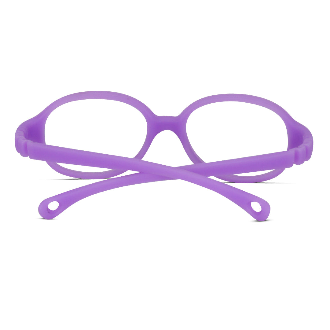 Roundish Oblong Super Flexible TR Kids Eyeglasses