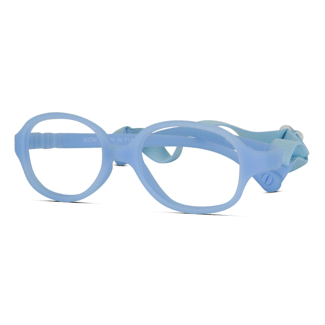 Roundish Oblong Super Flexible TR Kids Eyeglasses