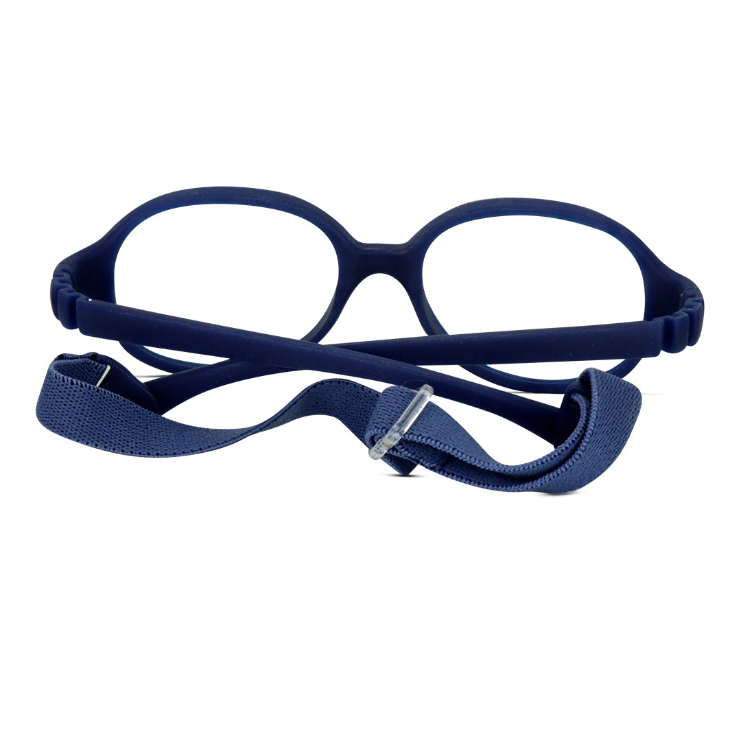 Roundish Oblong Super Flexible TR Kids Eyeglasses