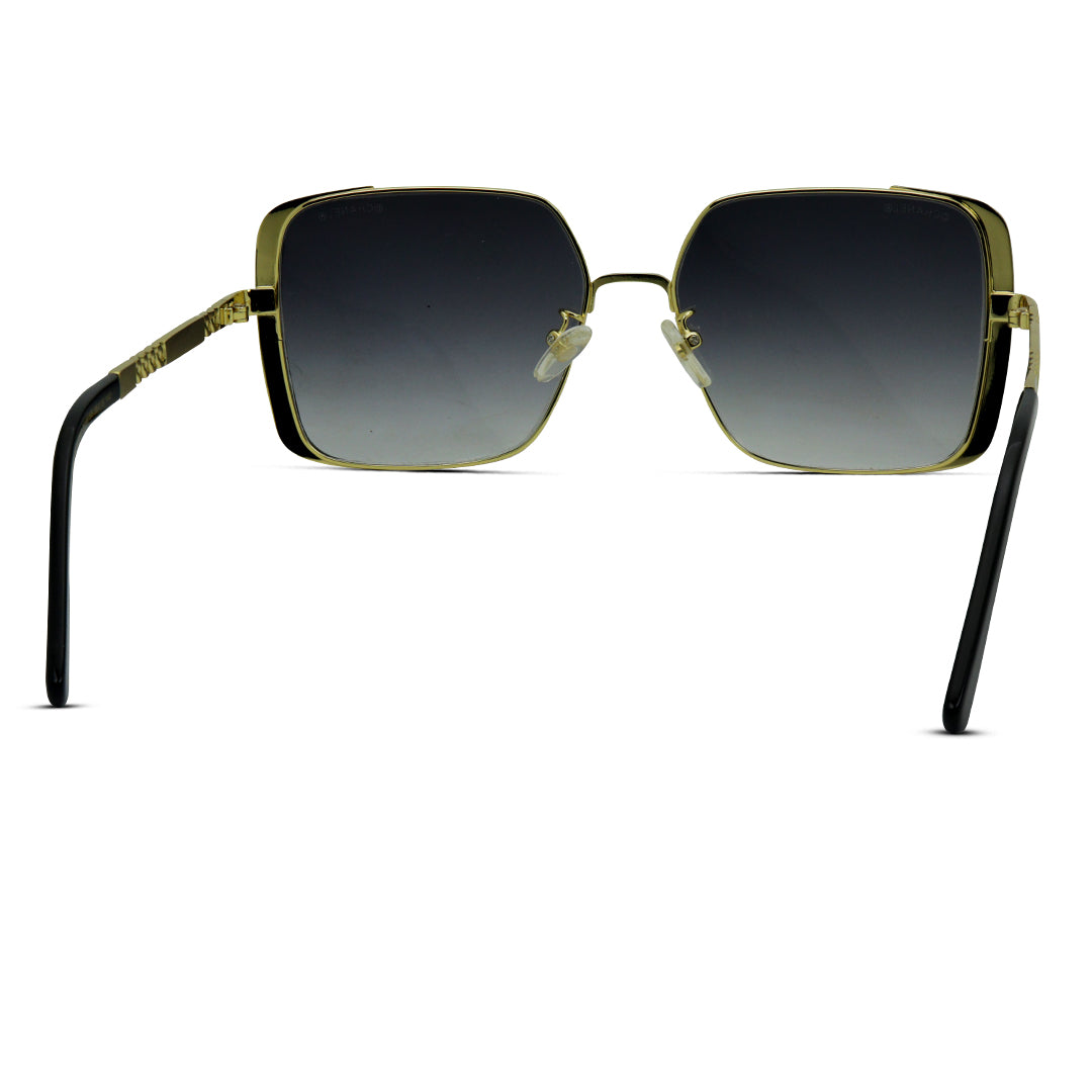 Square - Metal- Women's - Sunglasses