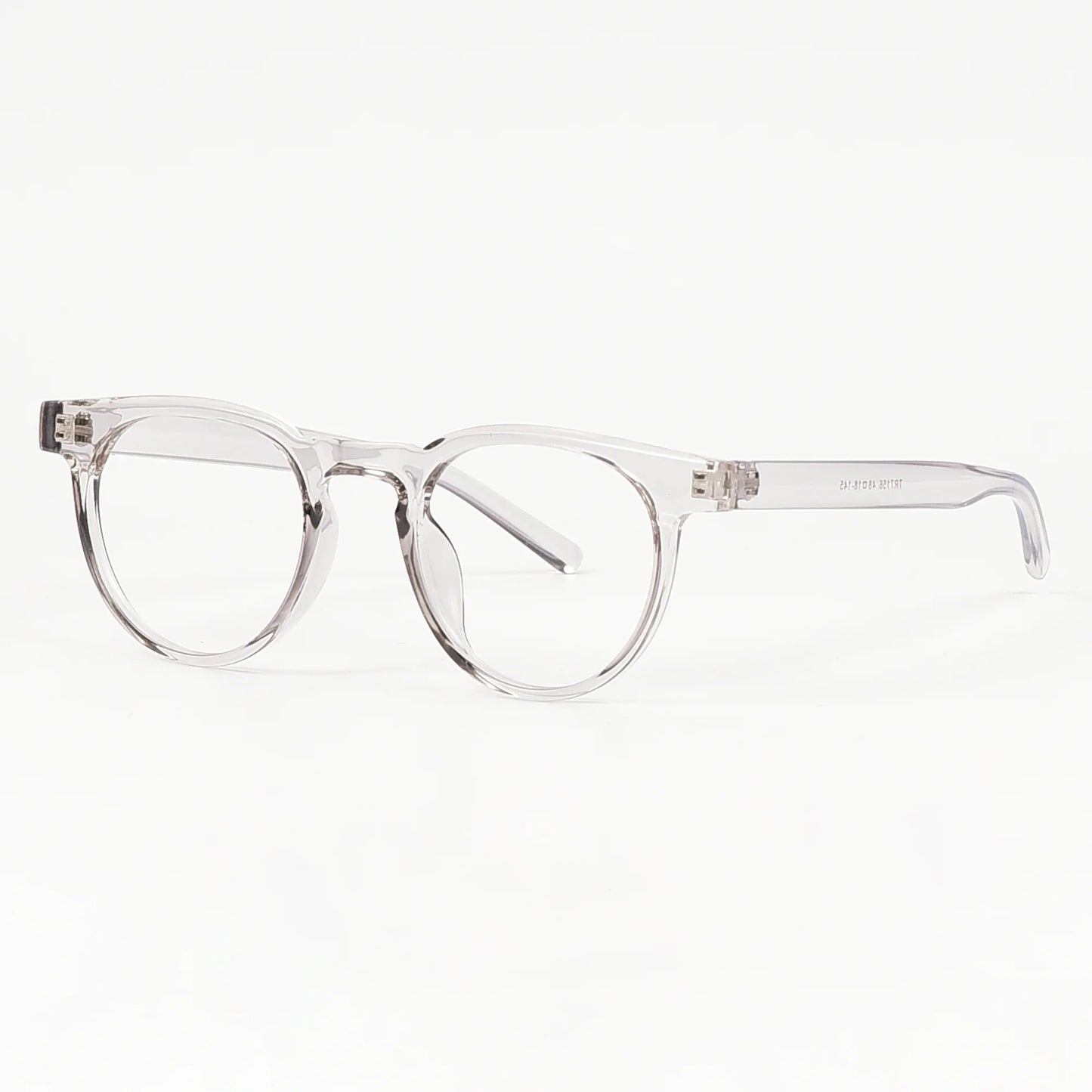 Translucent Semi Round Eye Glasses
