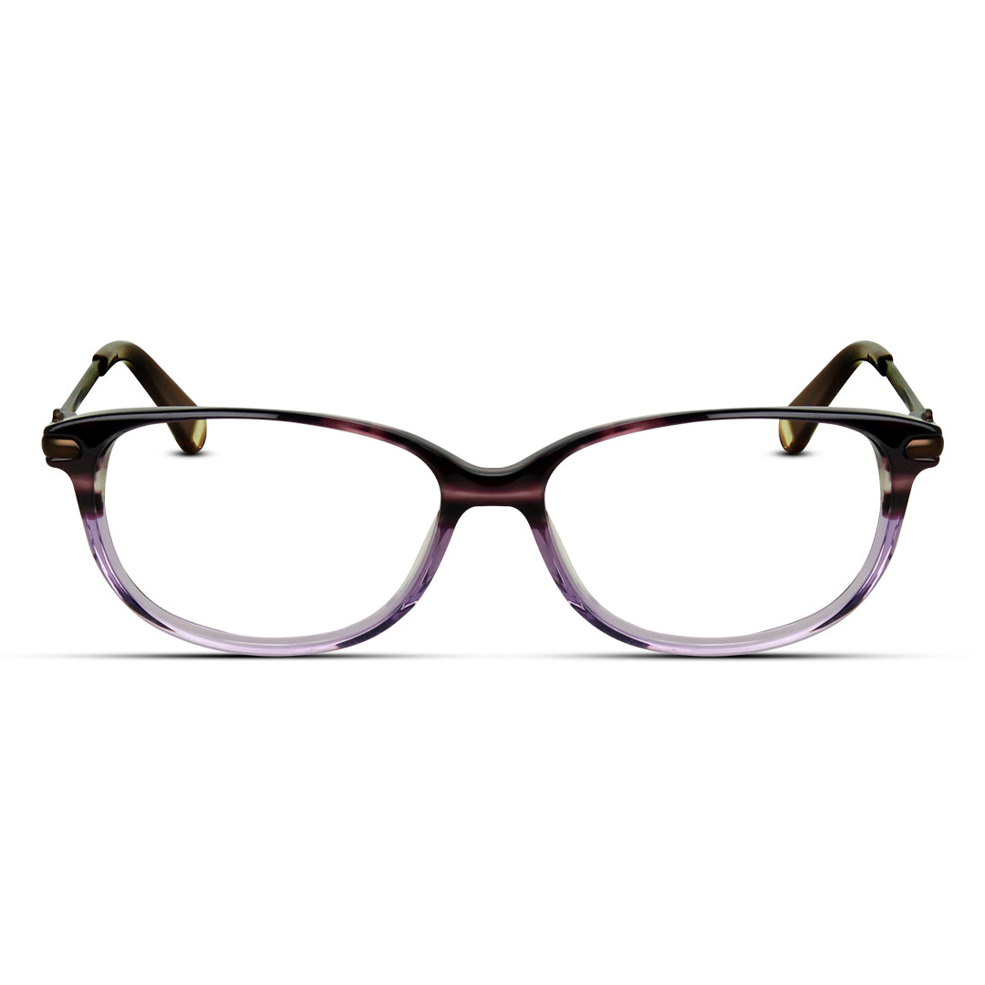 Semi Rectangle Gradient Acetate Medium Women's Eyeglasses