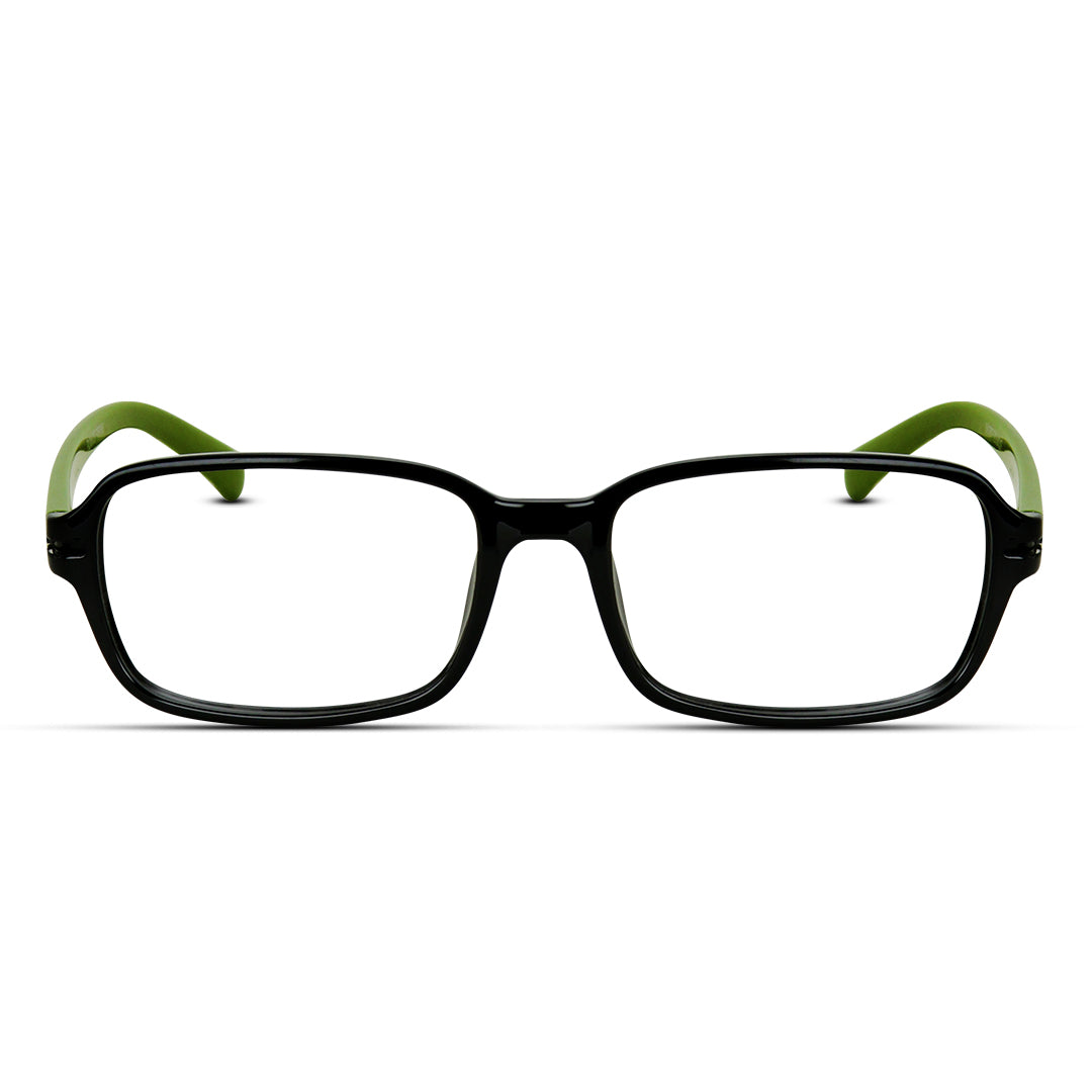 Rectangle Plastic Medium Eyeglasses