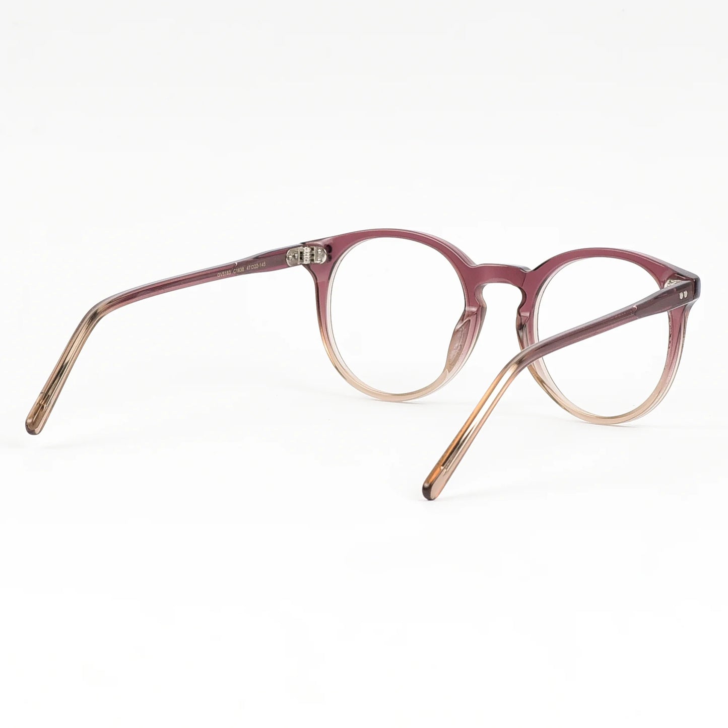 Hand Made Accetate Round Eye Glasses For Women