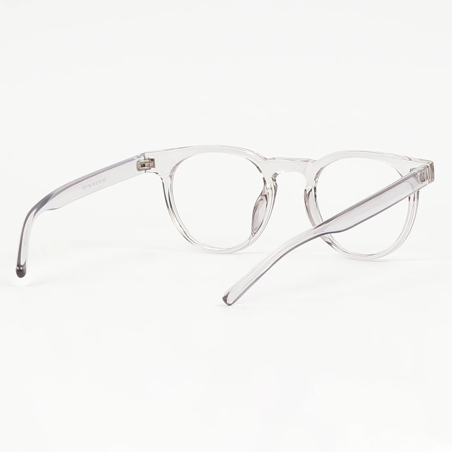 Translucent Semi Round Eye Glasses