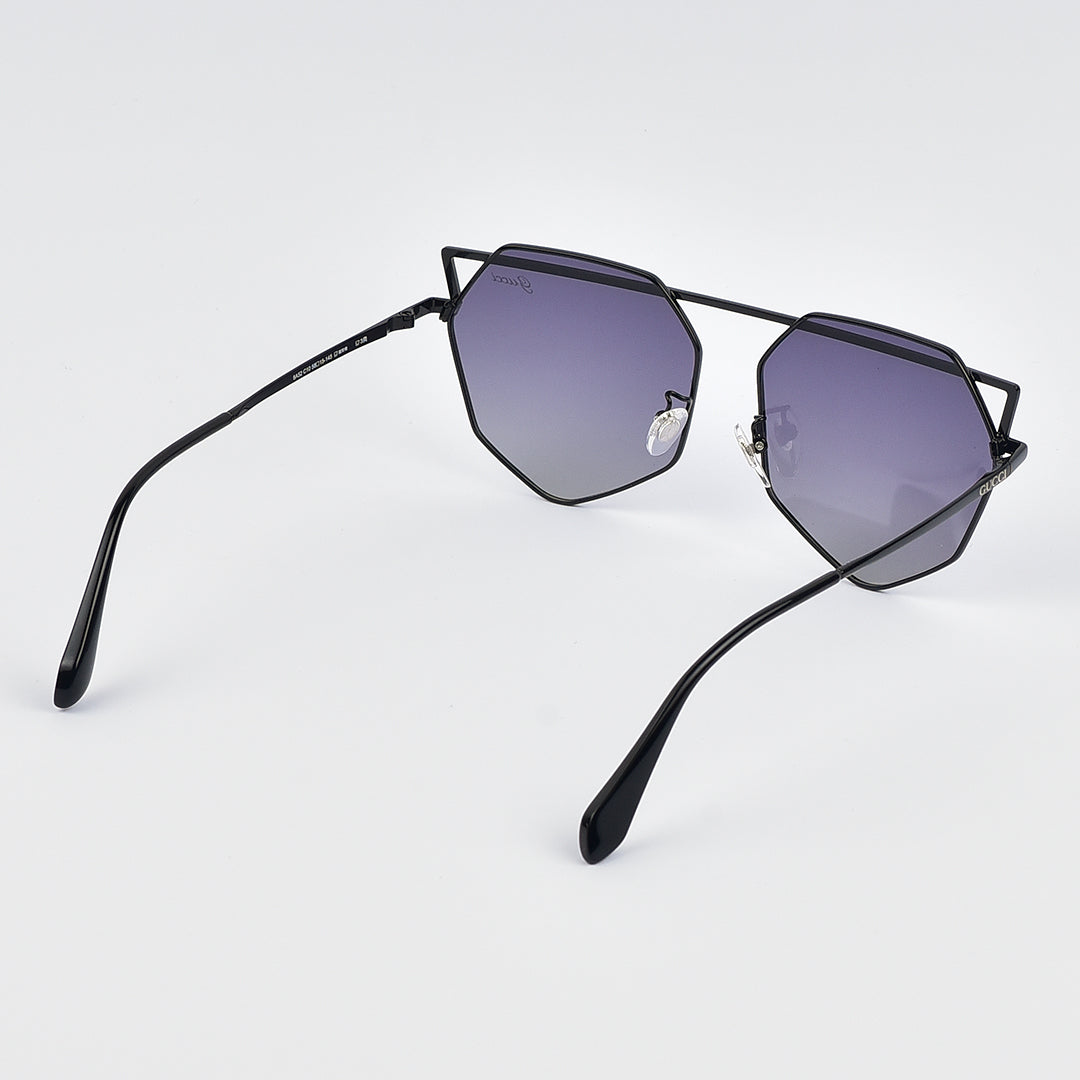 Geometric Cat Eye Sun Glasses For Women (Polarized)