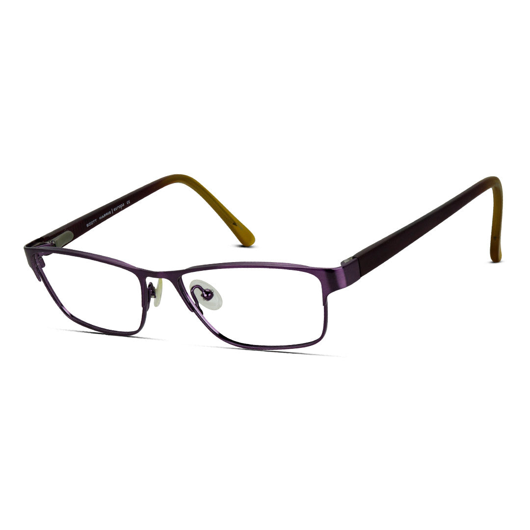 Rectangle Metal Small Kid's Eyeglasses
