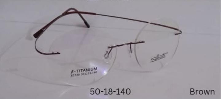 Thin Sleek Round Rim Less