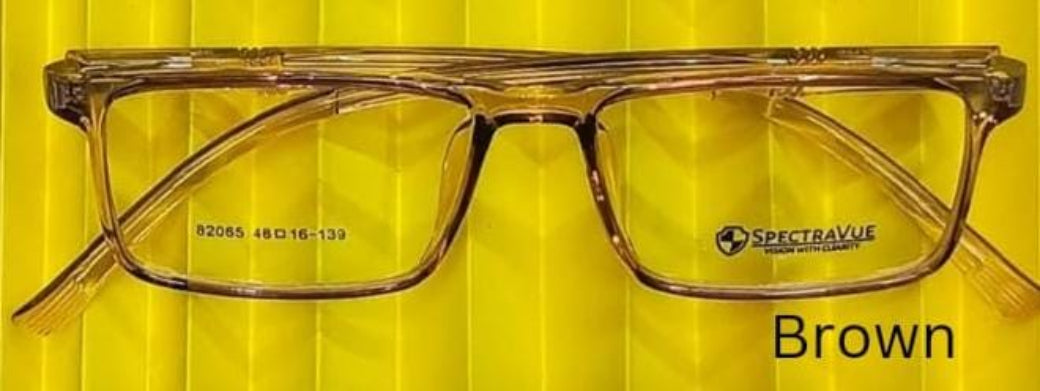 Lite Plastic Rectangular Eye Glasses