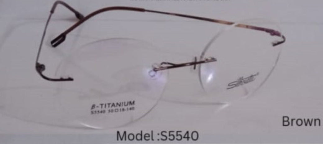 Thin Sleek Round RimLess