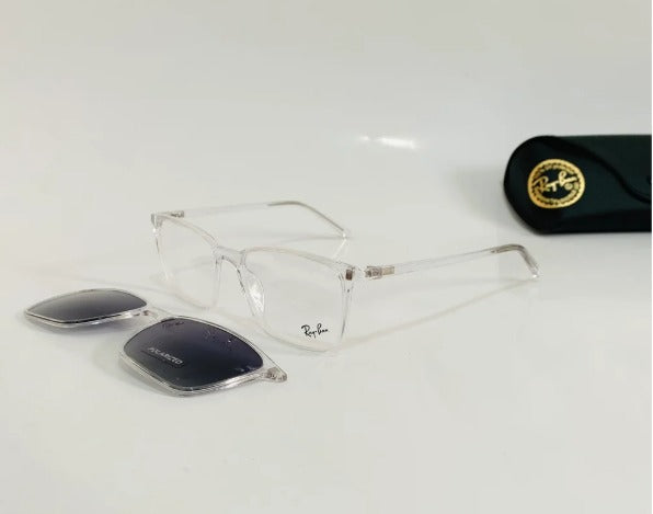 2 in 1 Clip On Eye Glasses RX-7083