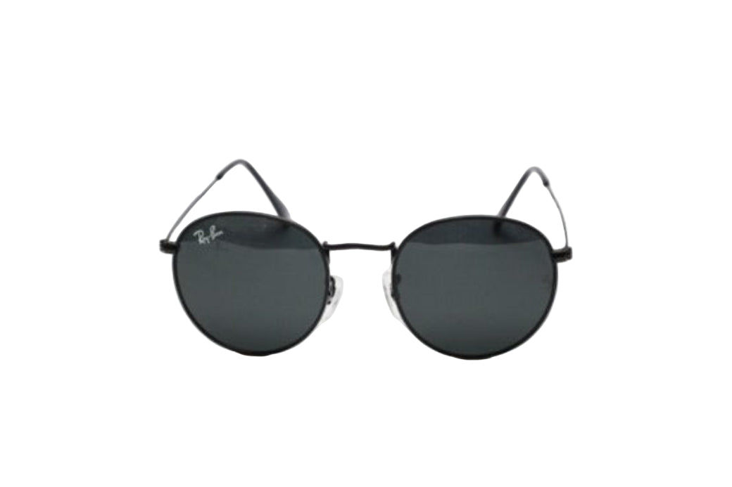 Semi Round Metal SunGlasses (Glass Lens)