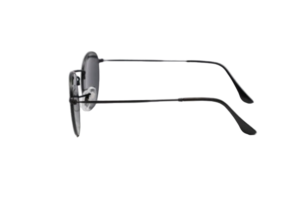 Semi Round Metal SunGlasses (Glass Lens)
