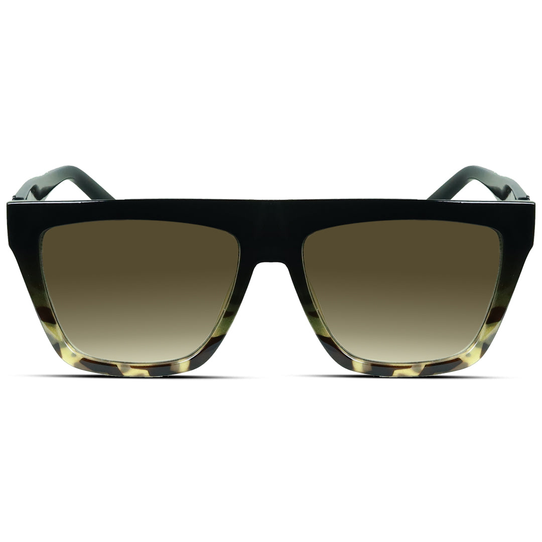 Square Plastic Large Unisex Sunglasses
