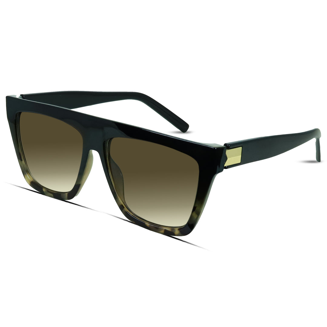 Square Plastic Large Unisex Sunglasses
