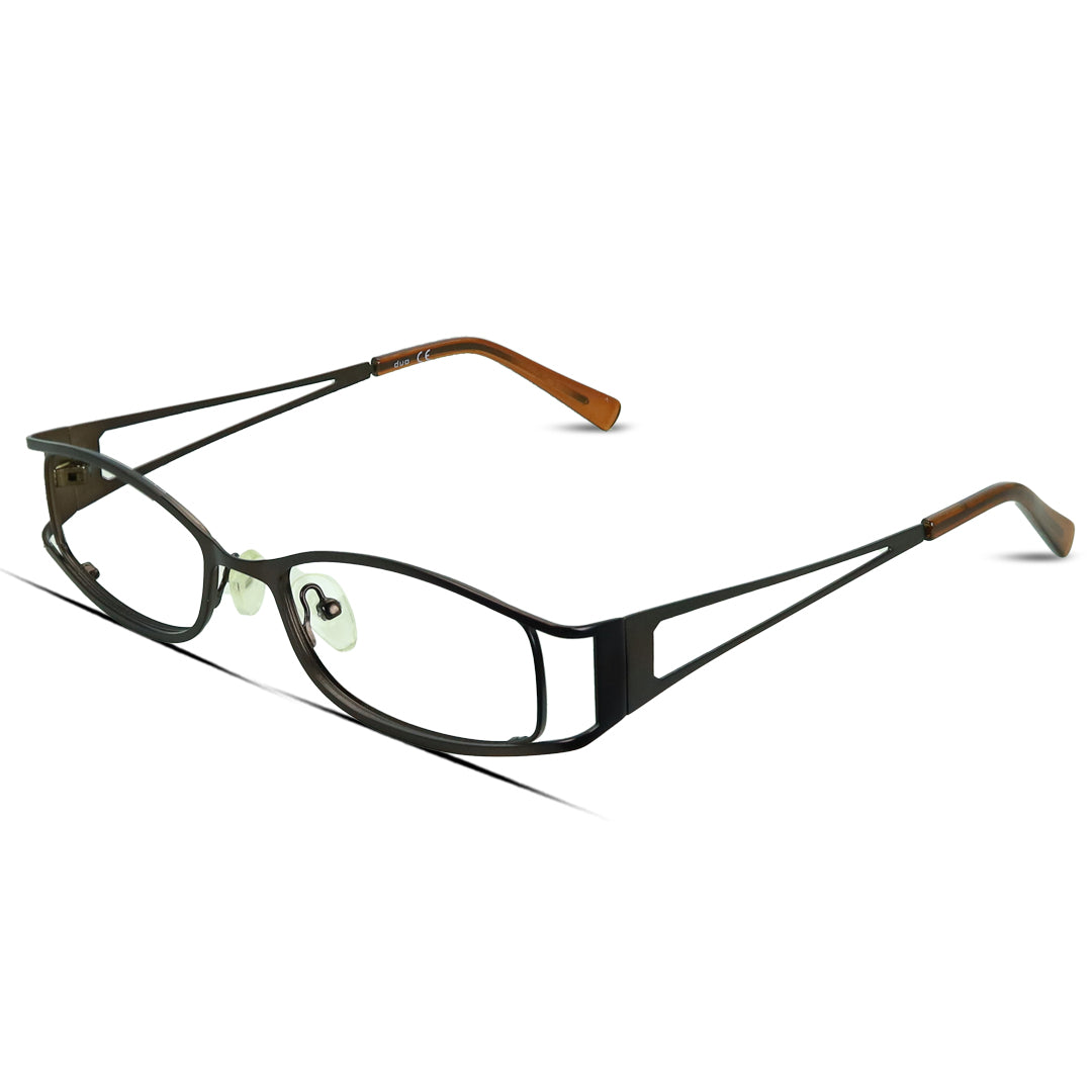 Rectangle Metal Small Women's Eyeglasses