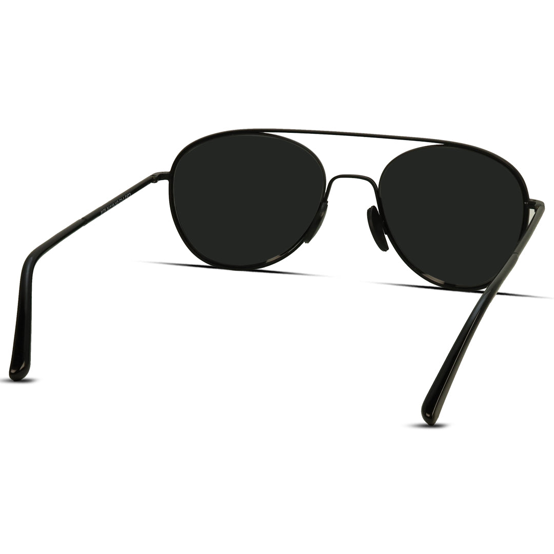 Aviator Round - Medium - Metal - Unisex - Sunglasses