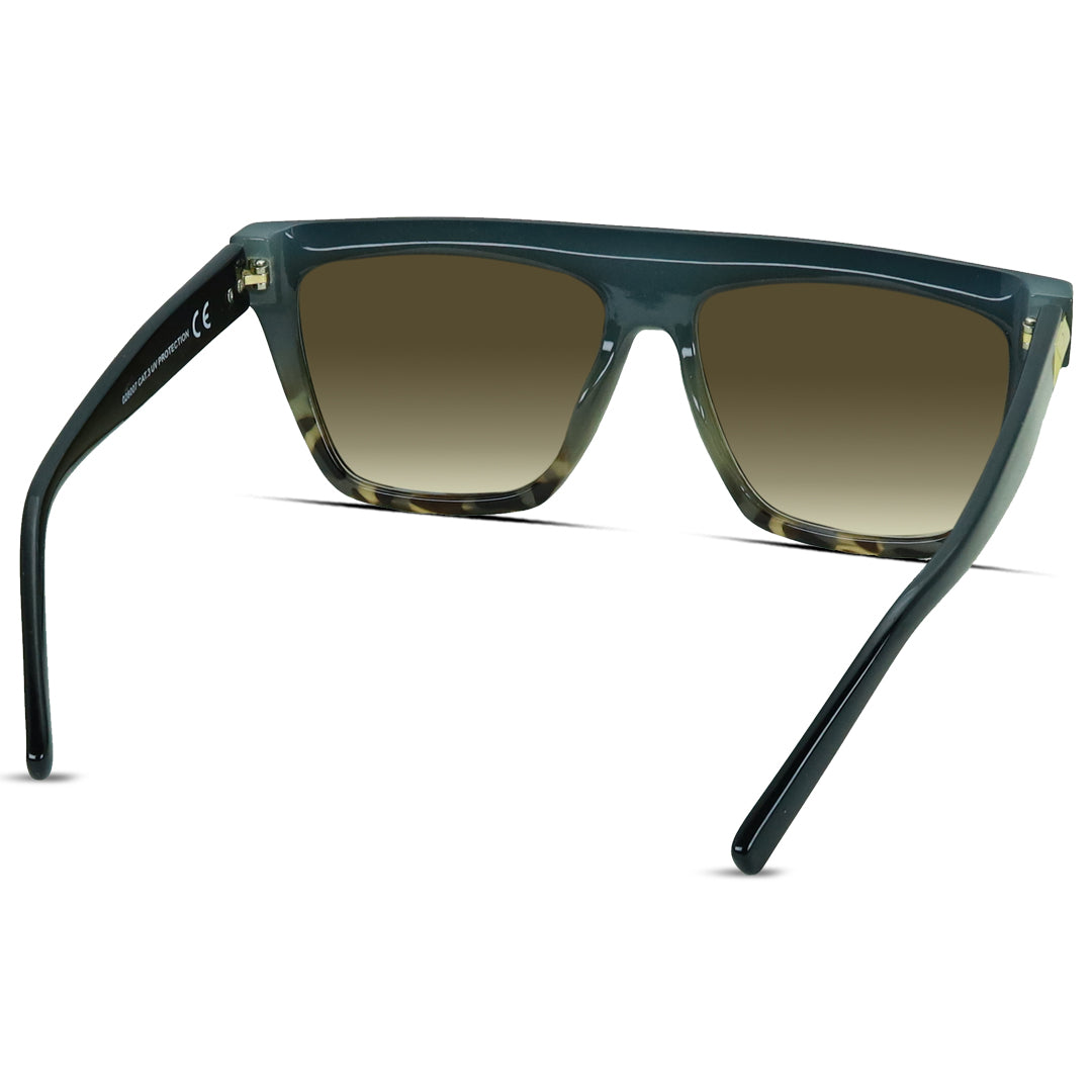 Square Plastic Large Unisex Sunglasses