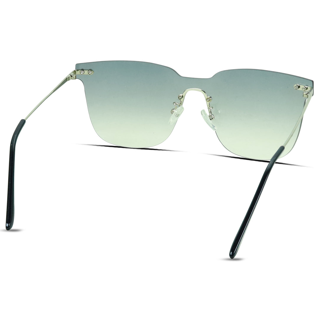 Square Metal Medium Unisex  Sunglasses