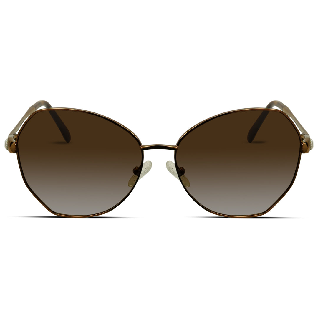 Cat Eye - Metal - Women - Medium - Sunglasses Polarized