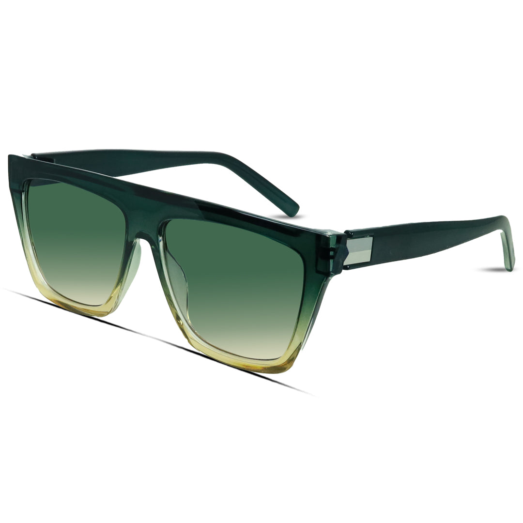 Square Plastic Large Unisex Sunglasses