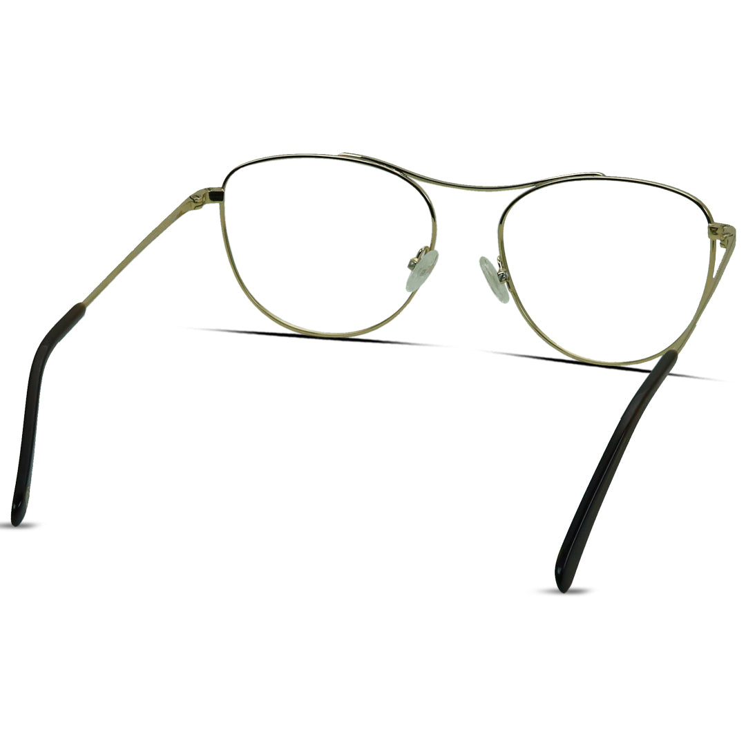 Cat Eye Metal Medium Classic Women's Eyeglasses