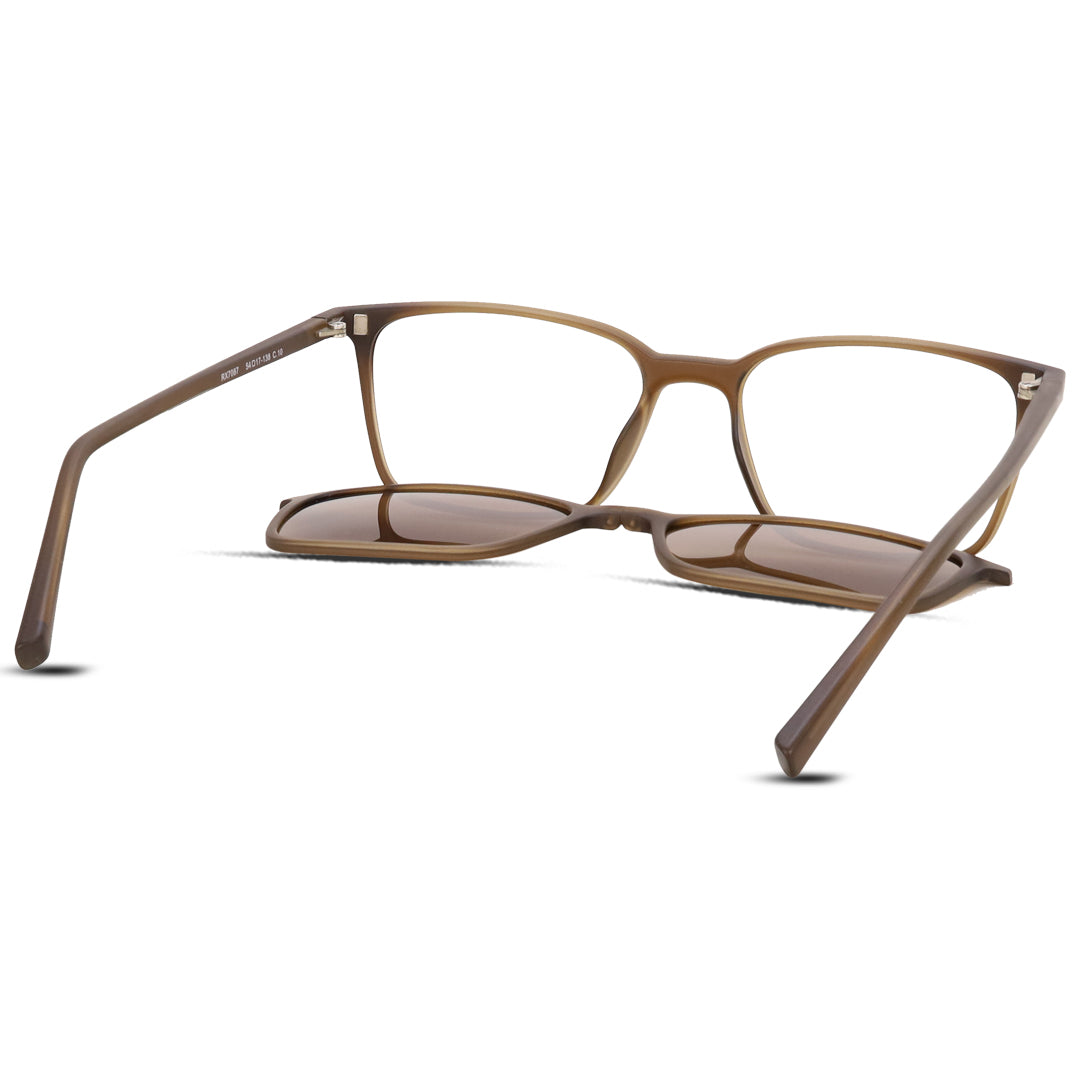 Uni Sex Eye Glasses With Detachable Frame For Sun (2 in 1 - Clip on)