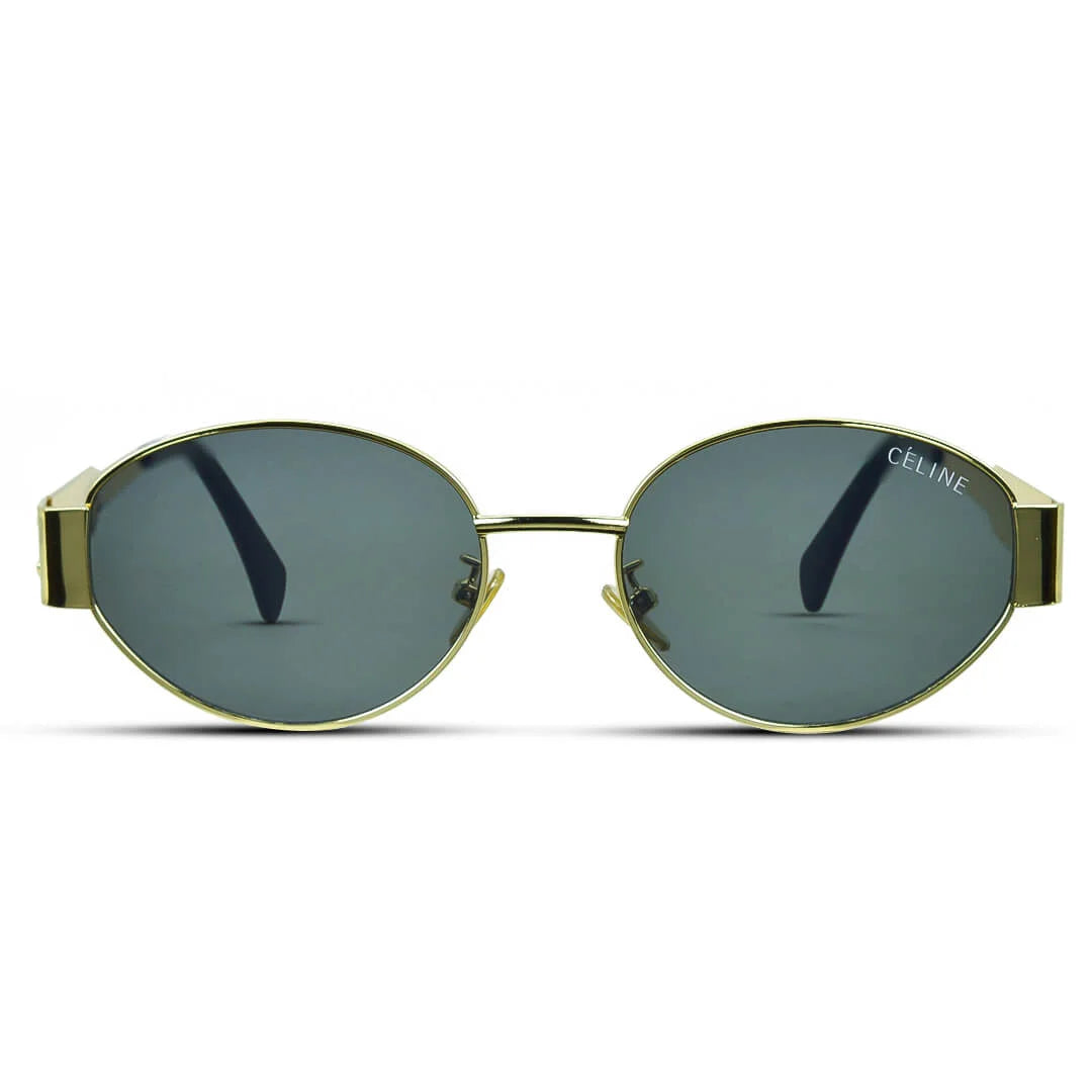 Oval Metal Medium Women's Sunglasses