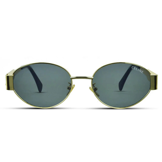 Oval Metal Medium Women's Sunglasses