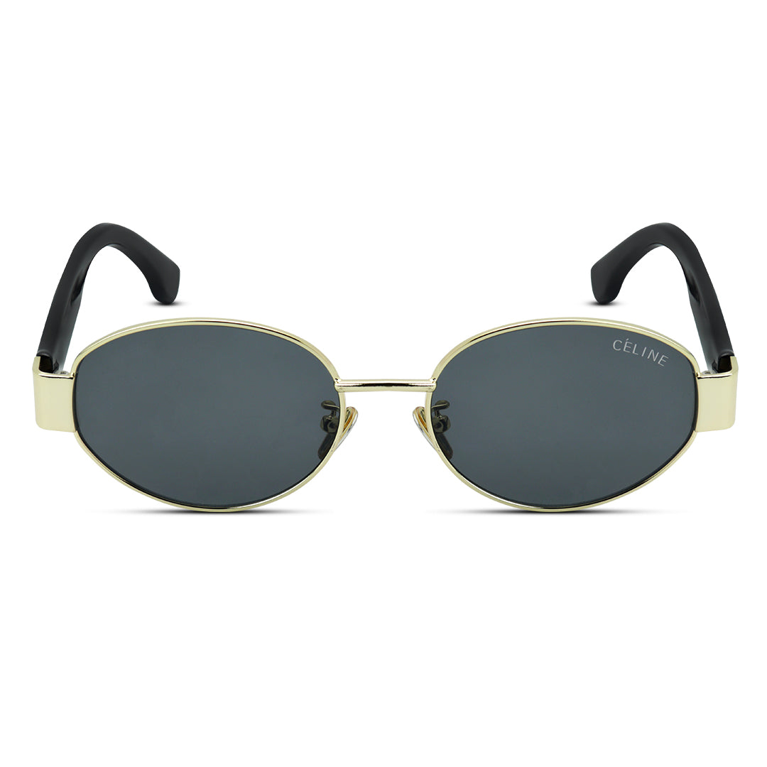 Oval Metal Medium Women's Sunglasses