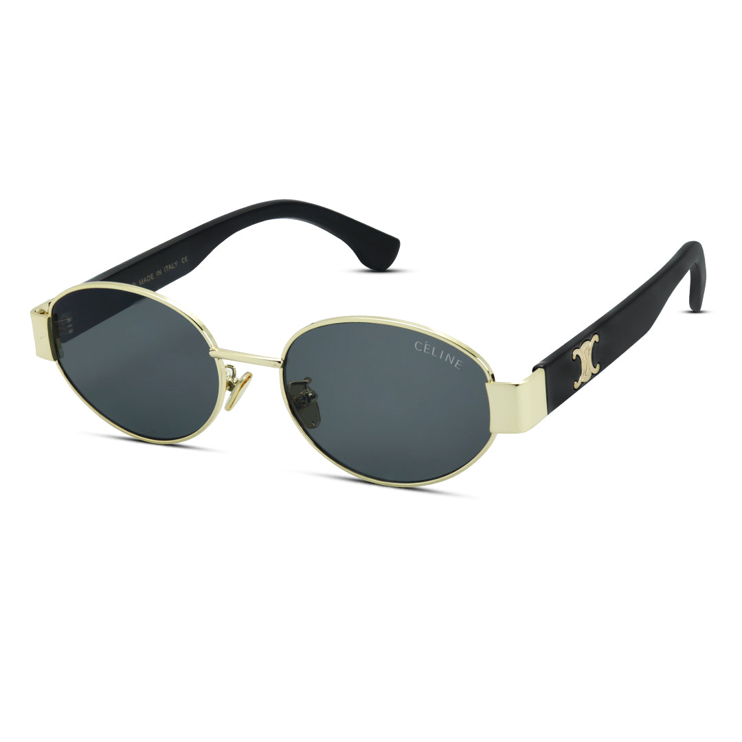 Oval Metal Medium Women's Sunglasses