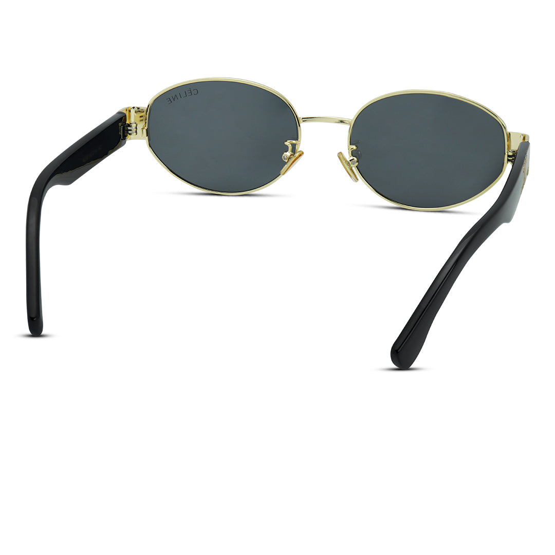 Oval Metal Medium Women's Sunglasses