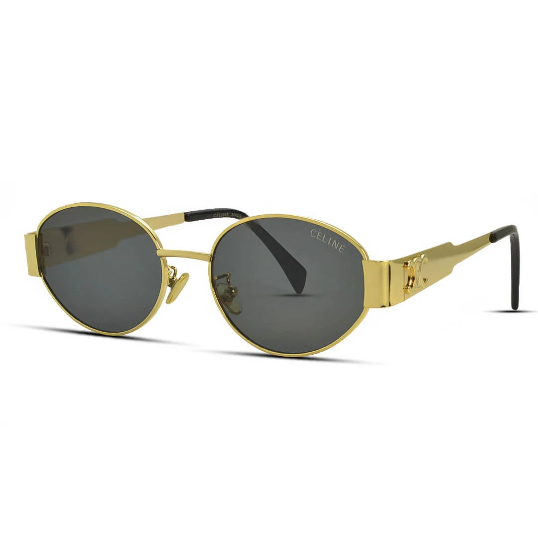 Oval Metal Medium Women's Sunglasses