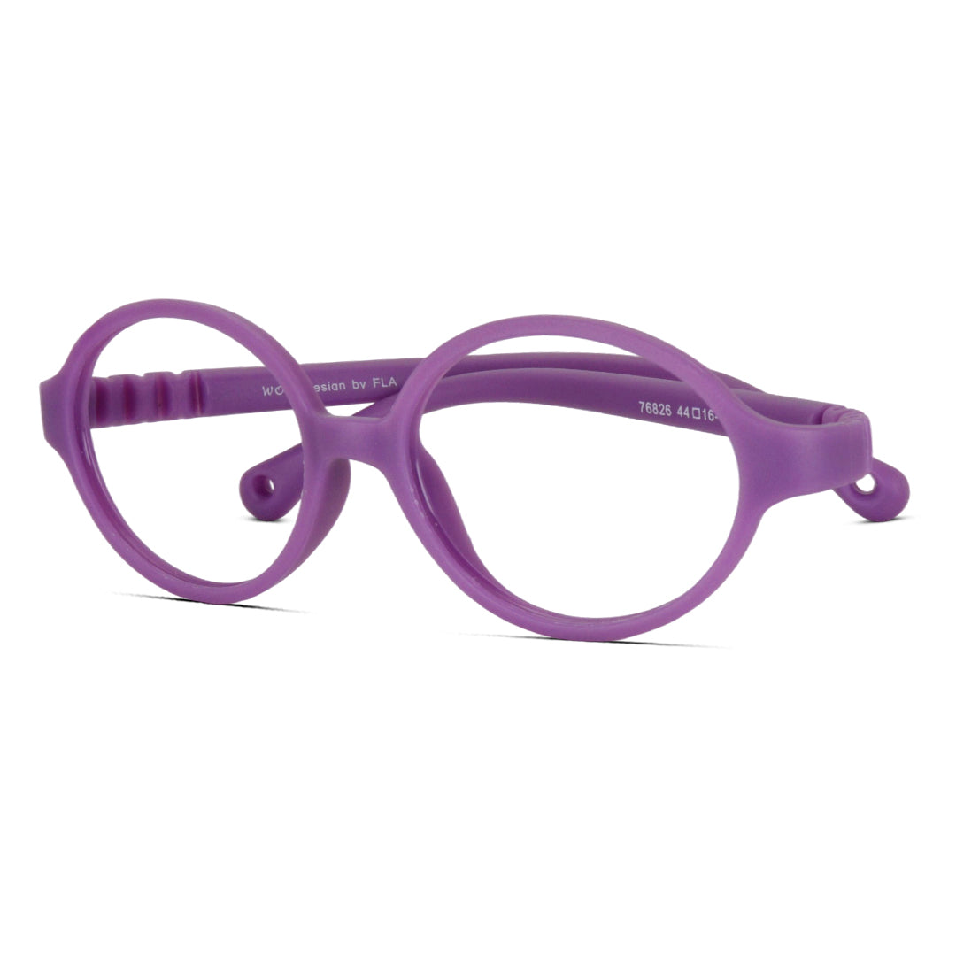 Oval Super Flexible TR Kids Eyeglasses