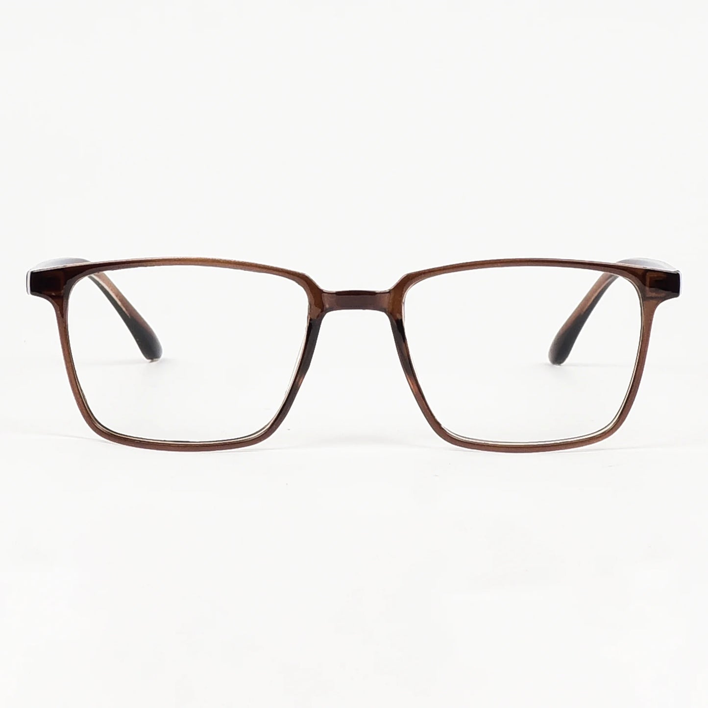 Classic Rectangular Plastic Eye Glasses For Men-Women
