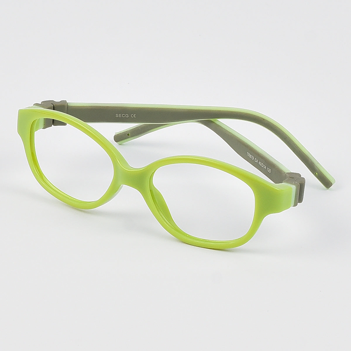 Children Glasses Size 43 No Screw Flexible Silicone Bendable Optical Frame Kids Eyeglasses Boys Girls For Ages 2-3Yrs