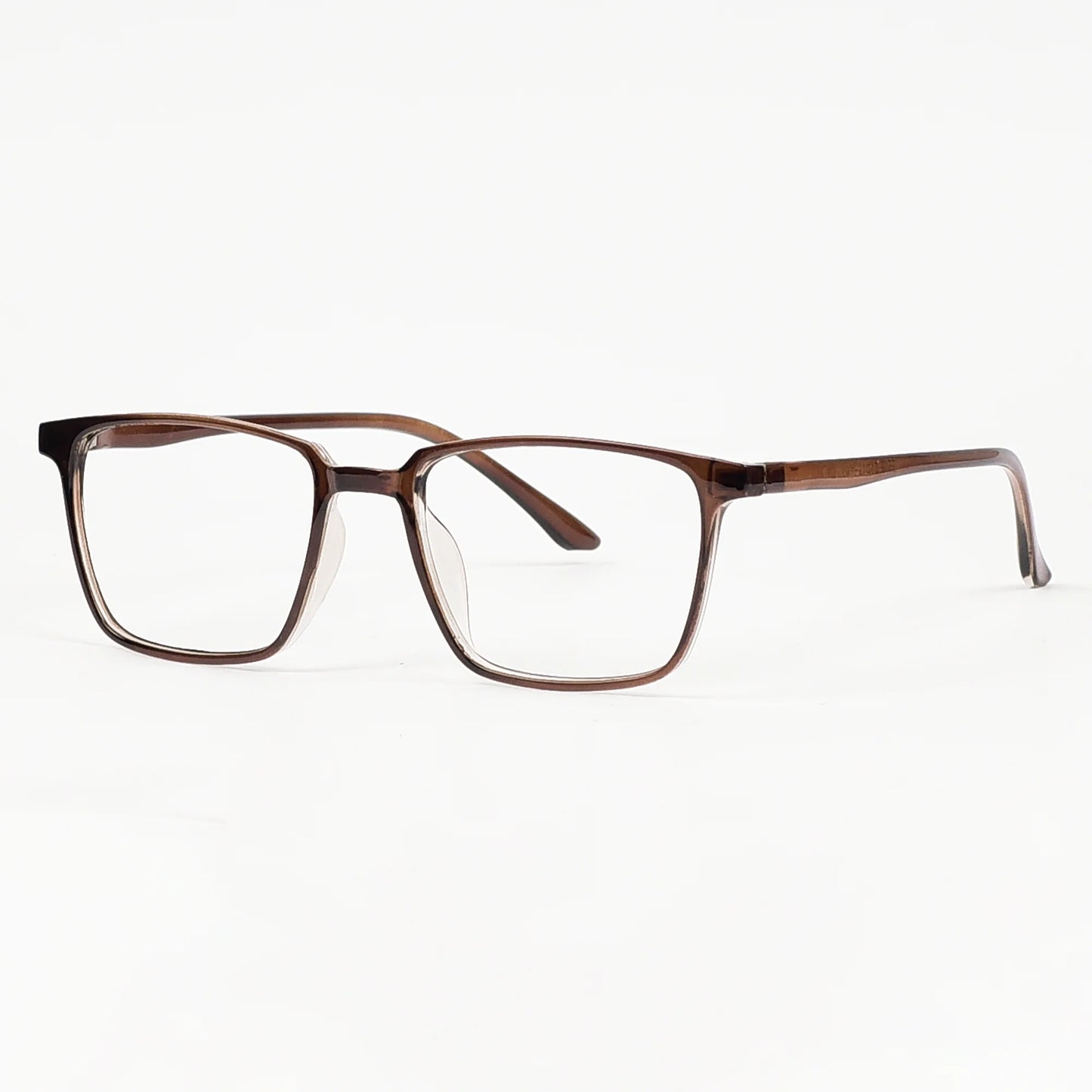 Classic Rectangular Plastic Eye Glasses For Men-Women