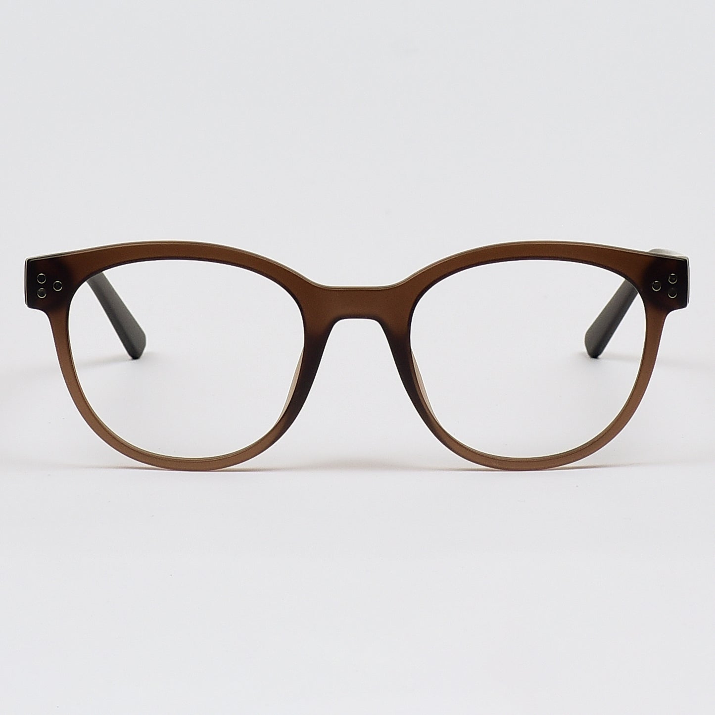 Ultra Light Round Flexible Clip-On Eyeglasses