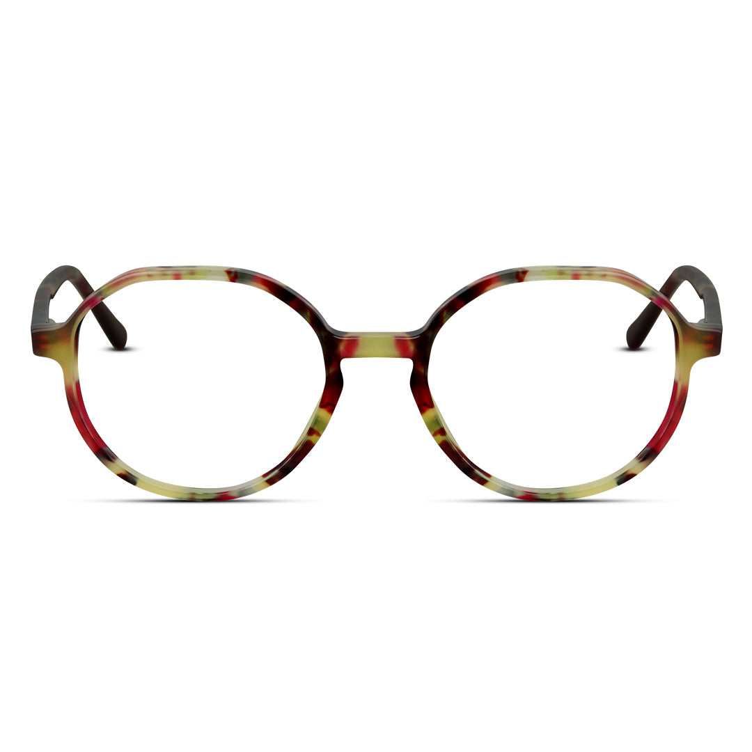 Hexagon Acetate Medium Unisex Eyeglasses