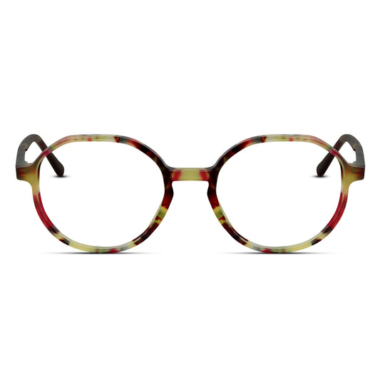 Hexagon Acetate Medium Unisex Eyeglasses