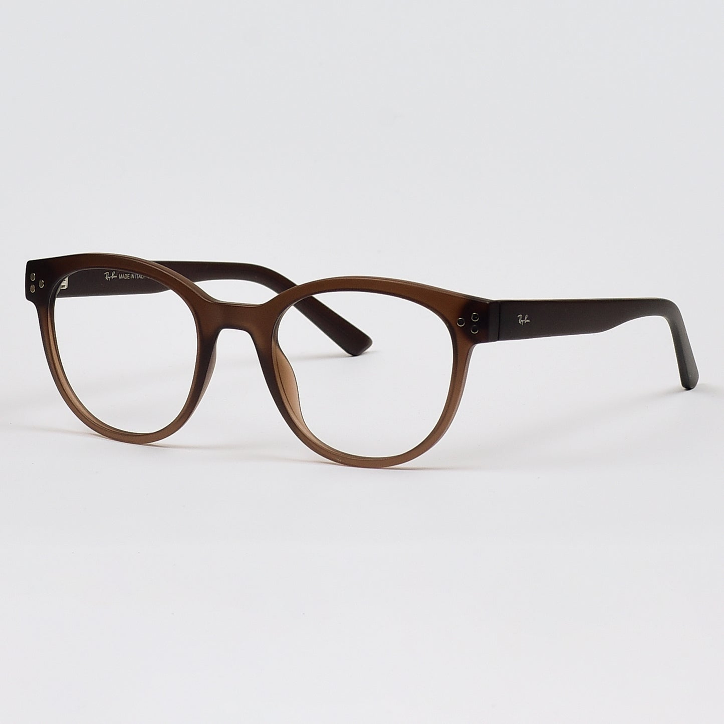 Ultra Light Round Flexible Clip-On Eyeglasses