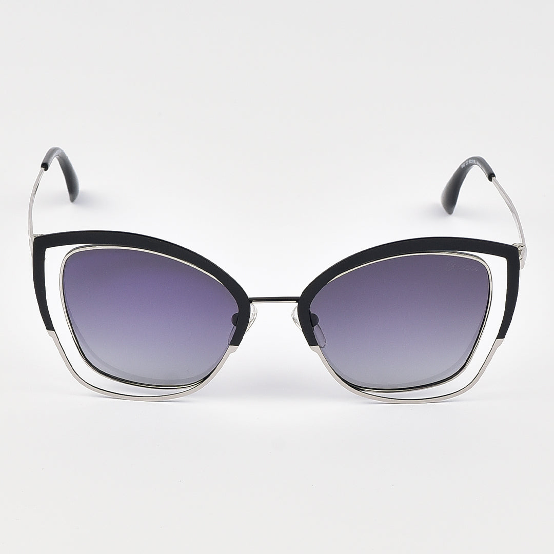 Double Rim Cat Eye Polarized Sun Glasses For Women